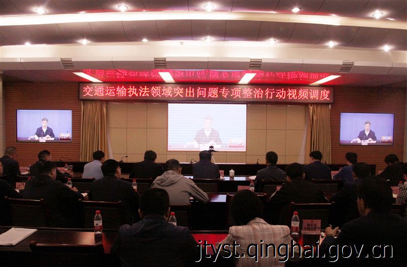 省厅组织参加交通运输部交通运输执法领域突出问题专项整治行动视频调度会议